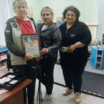 Награждение получателя социальных услуг за участие